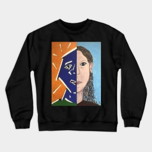 Split self Crewneck Sweatshirt